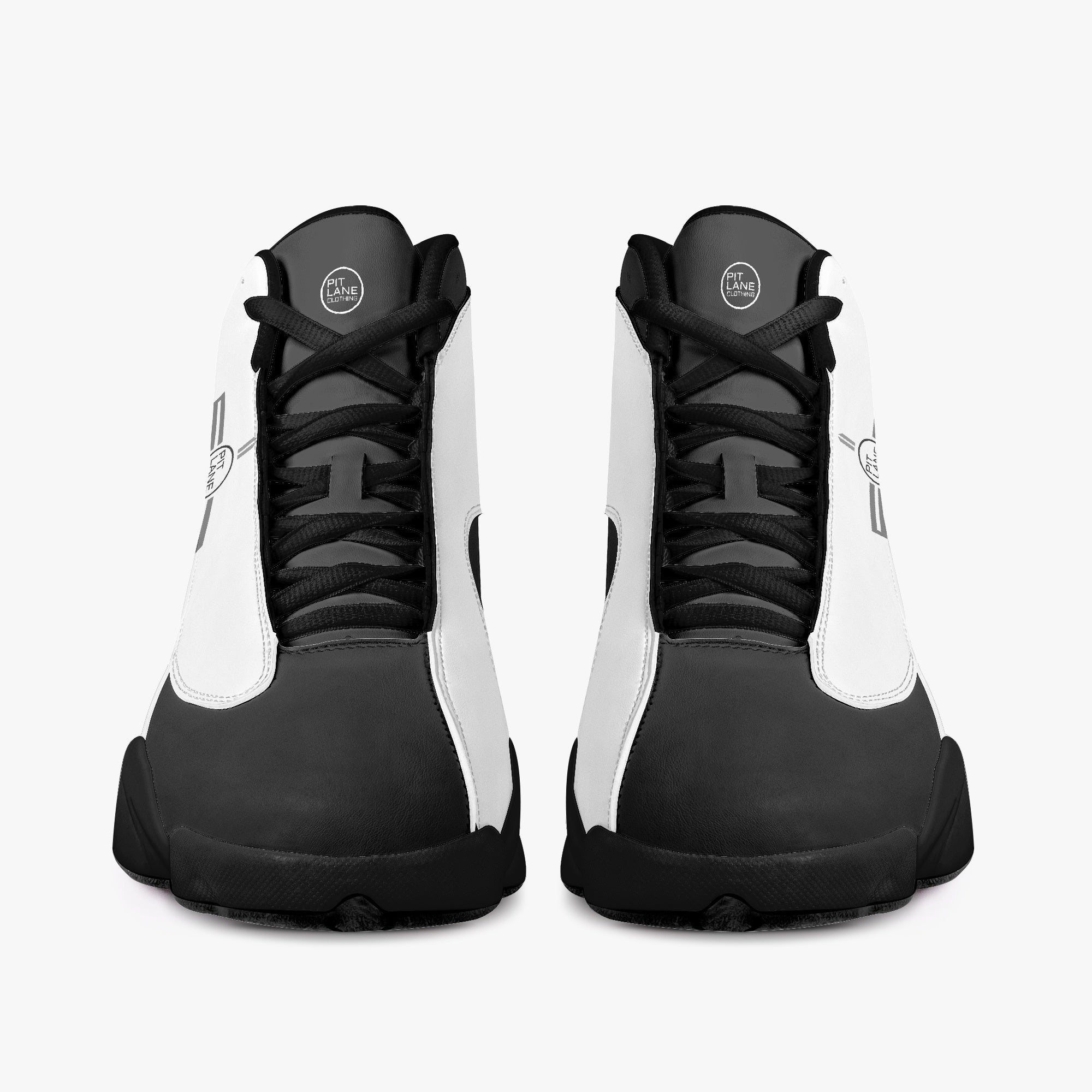 Pit Lane Clothing 'Enforcer' - Mid Top Leather sneakers