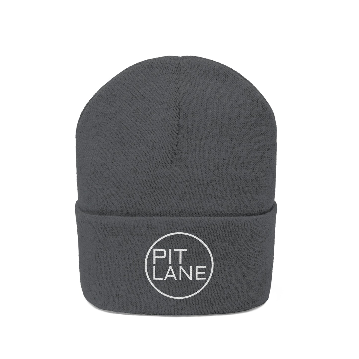 PIT LANE CLOTHING Knit Embroidered 100% Wool Knit Beanie