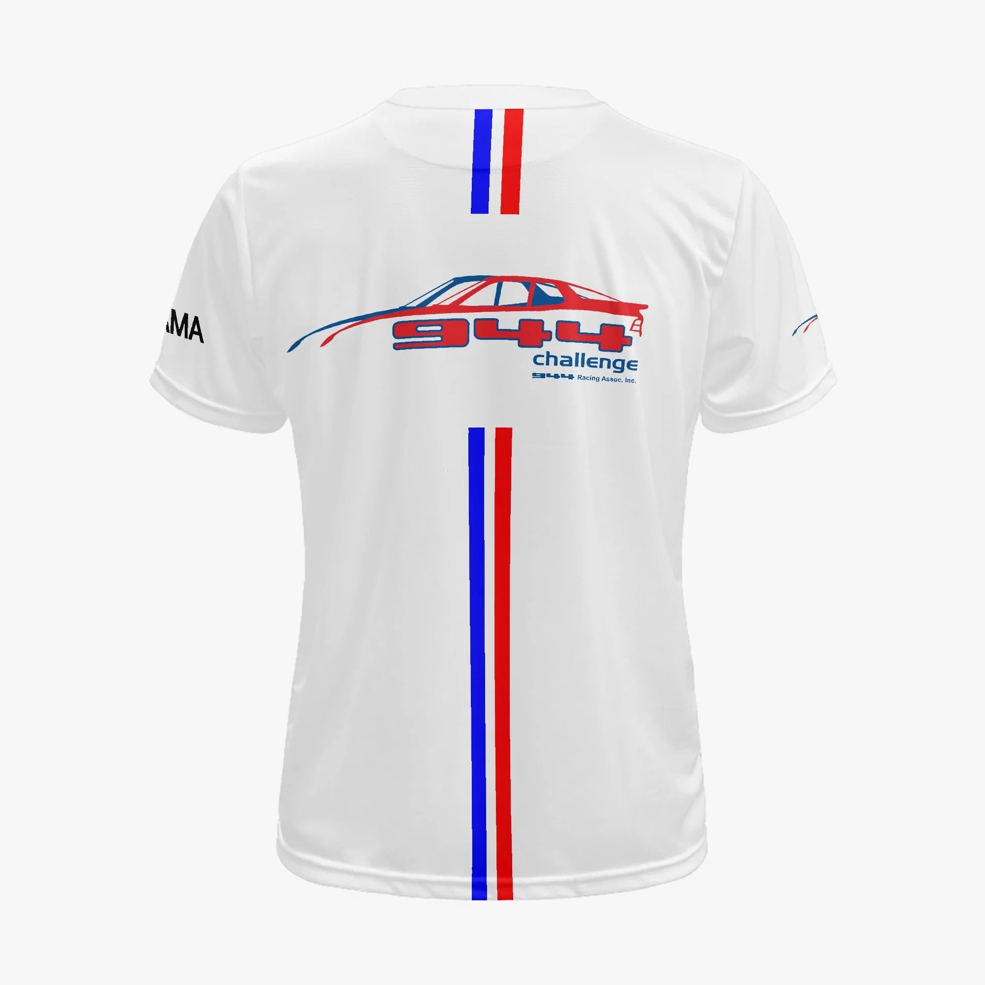 944 Challenge Series Official Moisture wicking Activewear Tee - 'Le Mans' - white