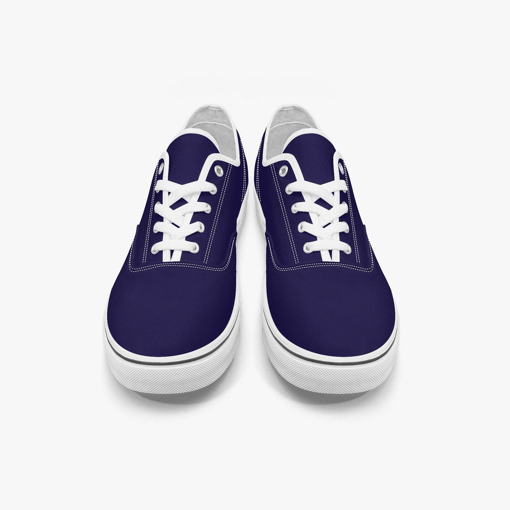Formula Ford Official Classic Low Top Canvas Skate shoes - Navy white
