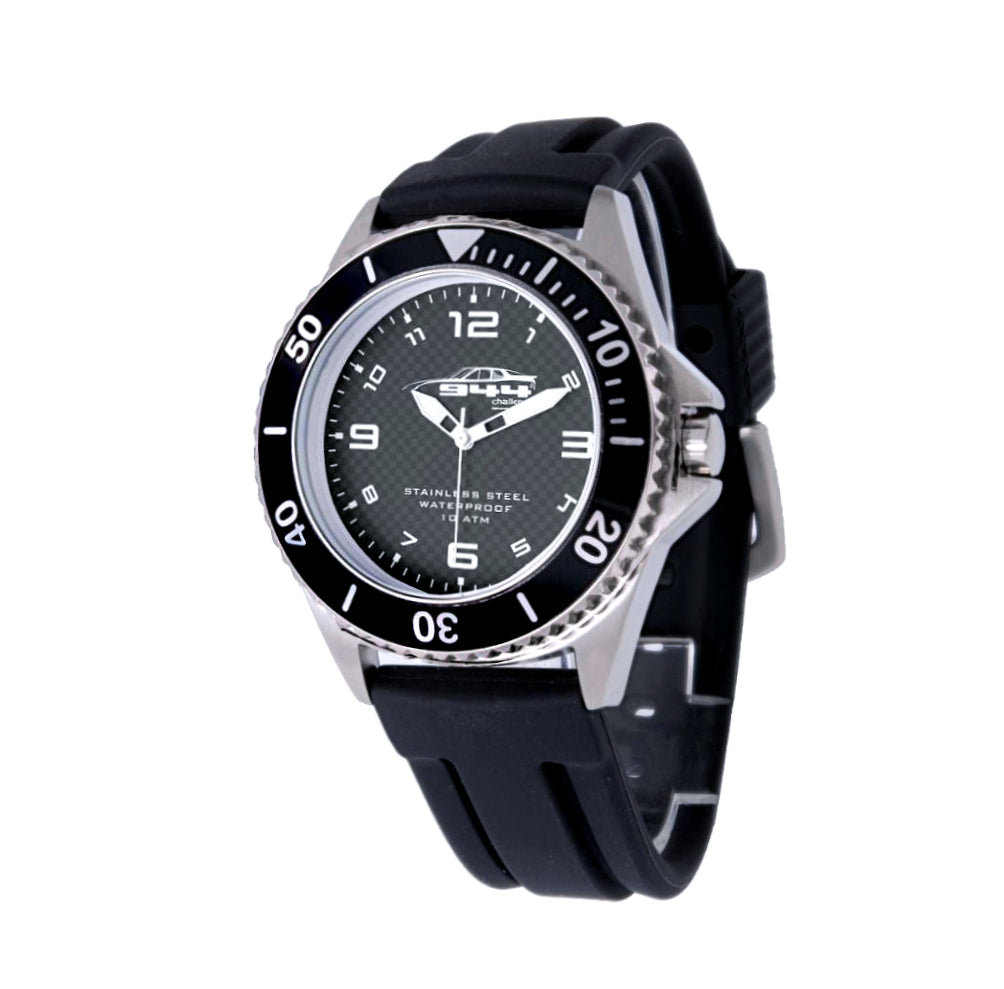 944 CHALLENGE SERIES - Waterproof 100m stainless steel and rubber watch