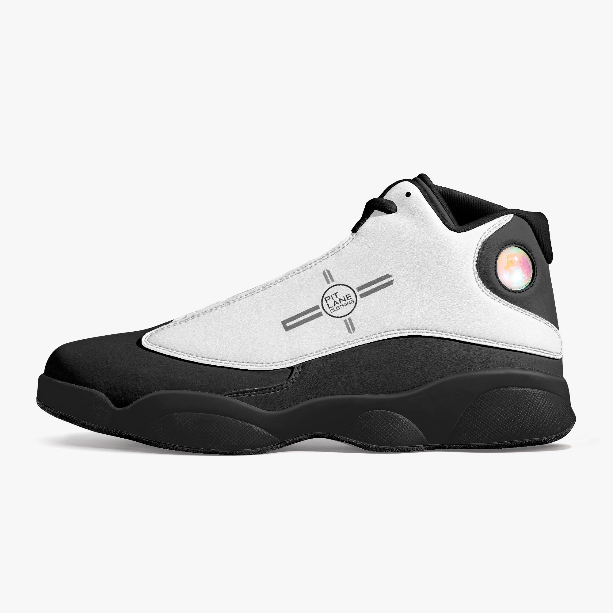 Pit Lane Clothing 'Enforcer' - Mid Top Leather sneakers