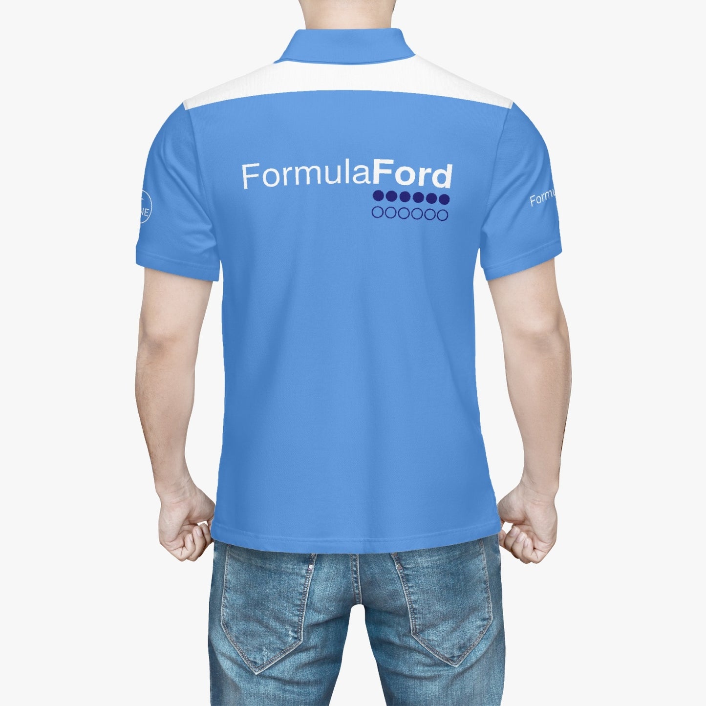 FORMULA FORD Official Handmade Polo Shirt - Sky Blue