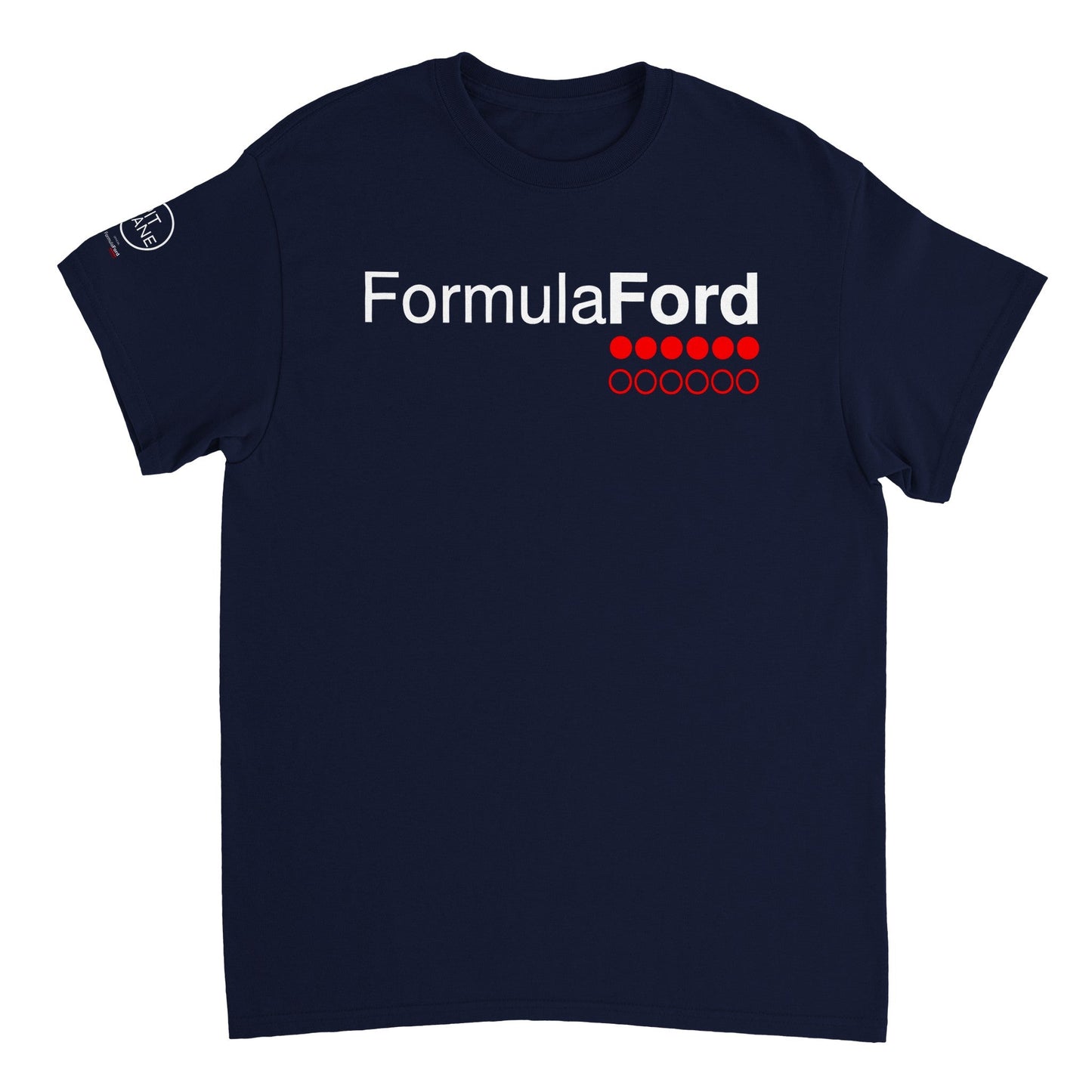 FORMULA FORD Official Heavyweight 100% Cotton Crewneck T-shirt - Navy