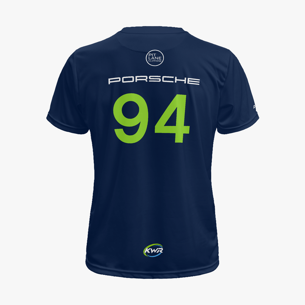 Pit Lane Clothing: KOBI WILLIAMS RACING Activewear T-shirt - Blue