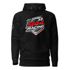 944 Racing Association - Official Fleece Hoodie - 944 red racing colour logo - black