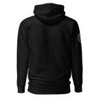 944 Racing Association - Official Fleece Hoodie - 944 red racing colour logo - black