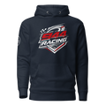 944 Racing Association - Official Fleece Hoodie - 944 red racing colour logo - Navy Blue
