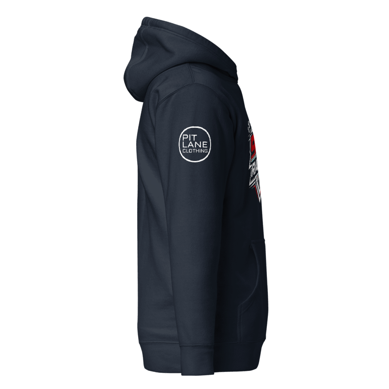 944 Racing Association - Official Fleece Hoodie - 944 red racing colour logo - Navy Blue