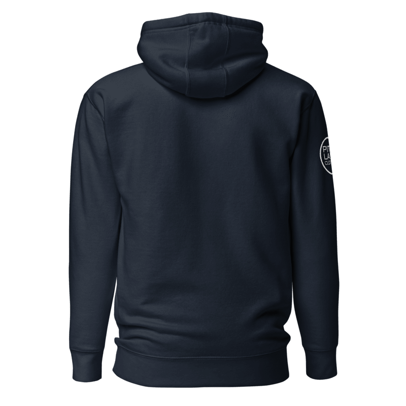 944 Racing Association - Official Fleece Hoodie - 944 red racing colour logo - Navy Blue