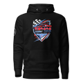 944 Racing Association - Official Fleece Hoodie - 944 racing colour logo - black