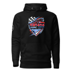 944 Racing Association - Official Fleece Hoodie - 944 racing colour logo - black
