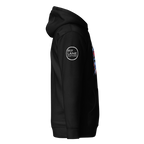 944 Racing Association - Official Fleece Hoodie - 944 red racing colour logo - black
