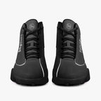 Formula Ford Official 'Shark'  High Top Leather sneakers - Full carbon / black
