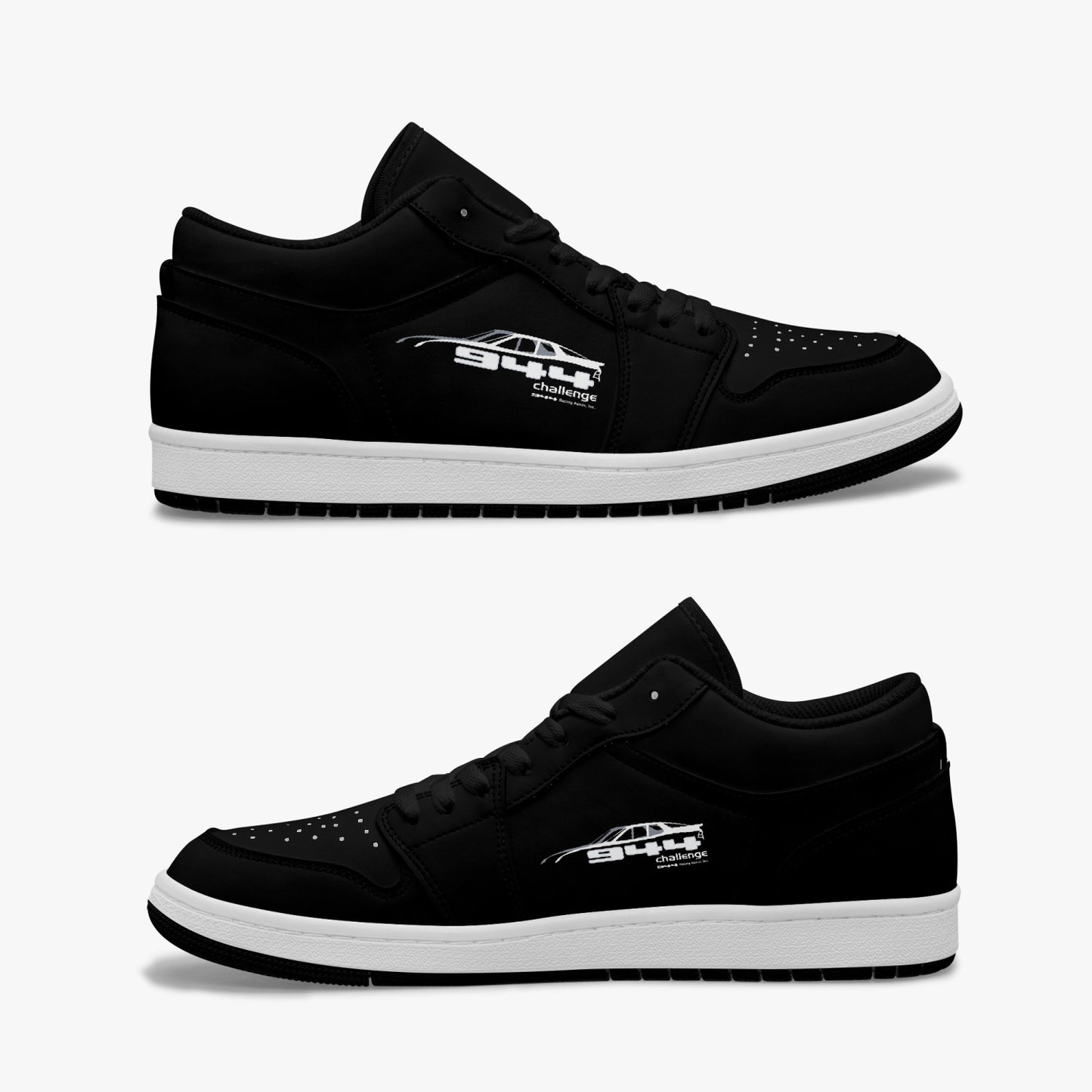 944 CHALLENGE Low-Top Leather Sneakers - full carbon