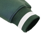Pit Lane Clothing: Contrast Piping Zip Bomber Jacket - British Racing Green