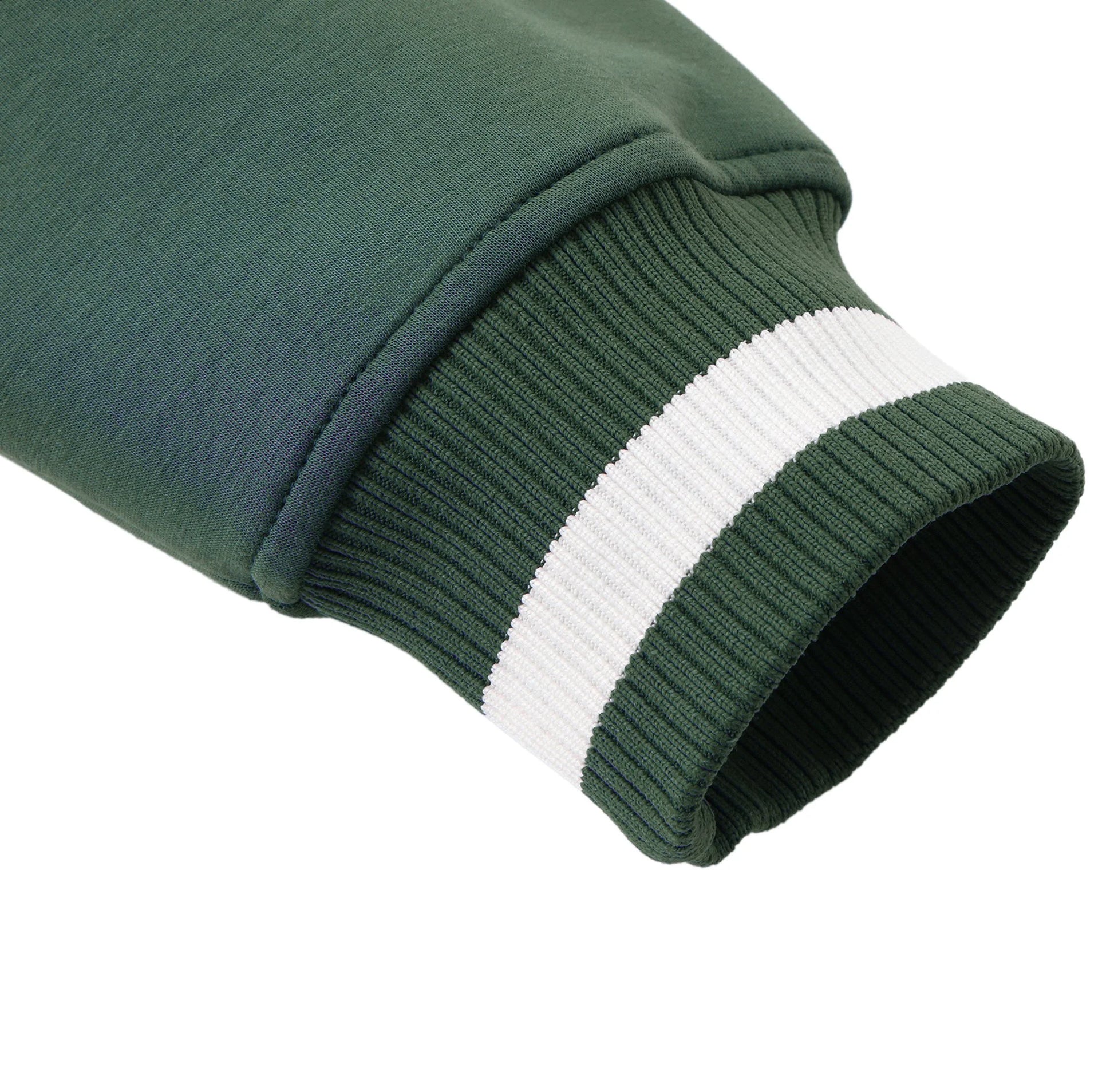 Pit Lane Clothing: Contrast Piping Zip Bomber Jacket - British Racing Green