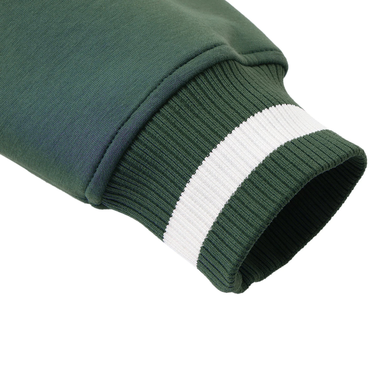 Pit Lane Clothing: Contrast Piping Zip Bomber Jacket - British Racing Green