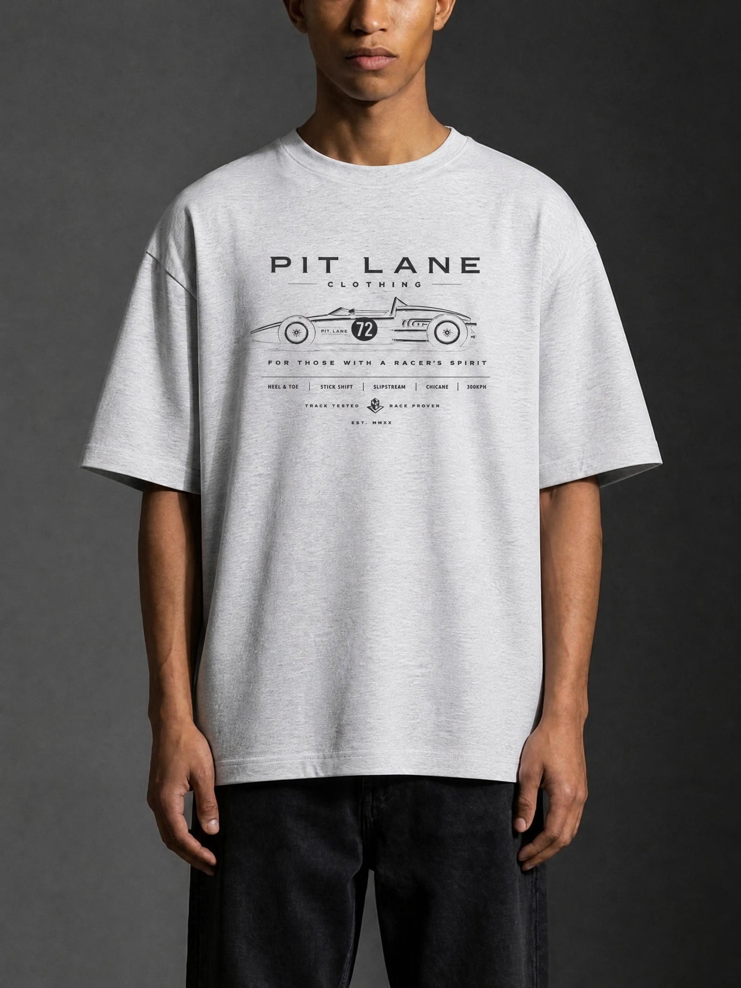 PIT LANE CLOTHING: Premium Cotton T-Shirt - The Original
