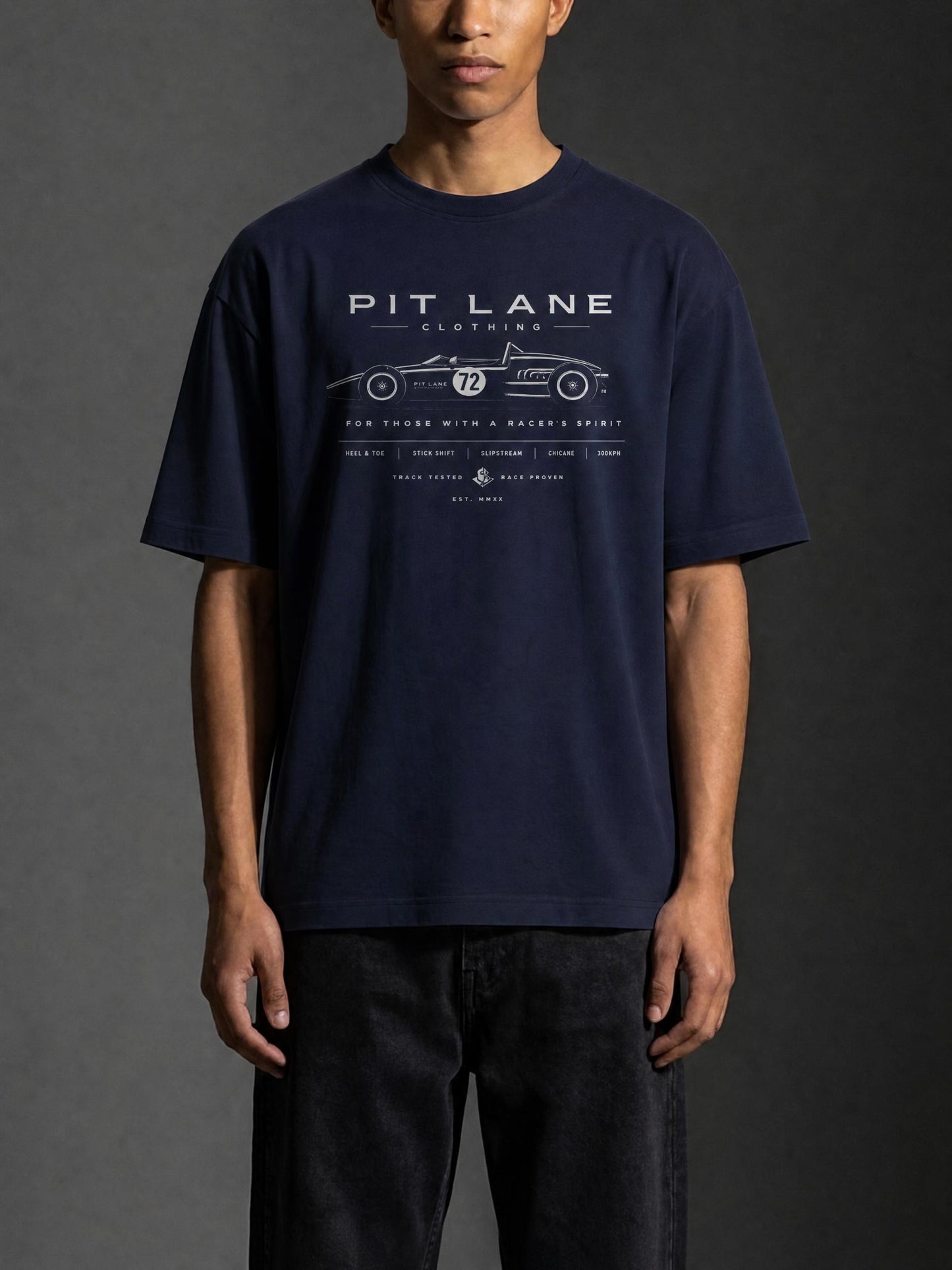 PIT LANE CLOTHING: Premium Cotton T-Shirt - The Original