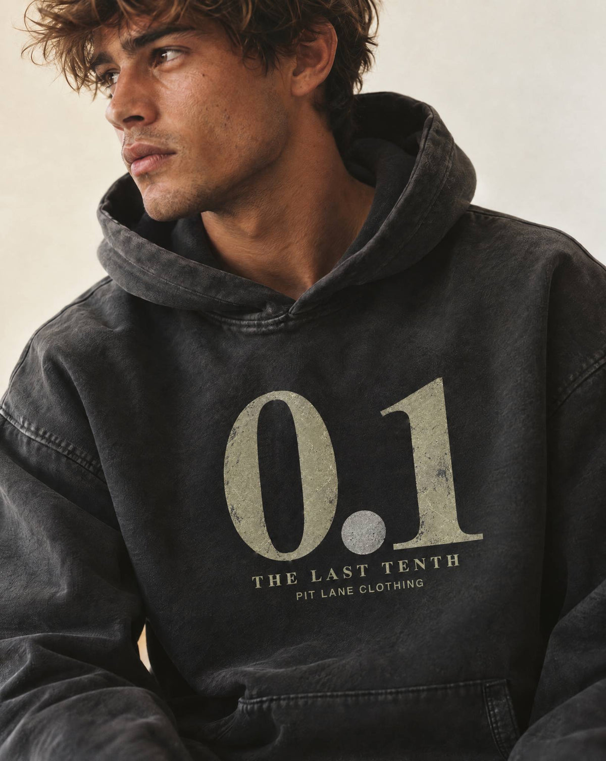 'The Last Tenth' 350 GSM Hoodie - Black