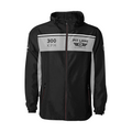 Racing Jacket – Hooded with Quilted Lining – Black & Silver | PIT LANE CLOTHING