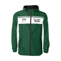 Racing Jacket – Hooded with Quilted Lining – British Racing Green & White | PIT LANE CLOTHING