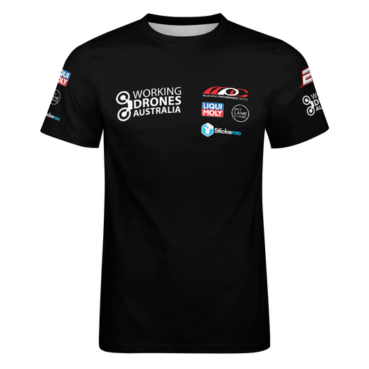 LEE PARTRIDGE RACING Cotton T-shirt - black