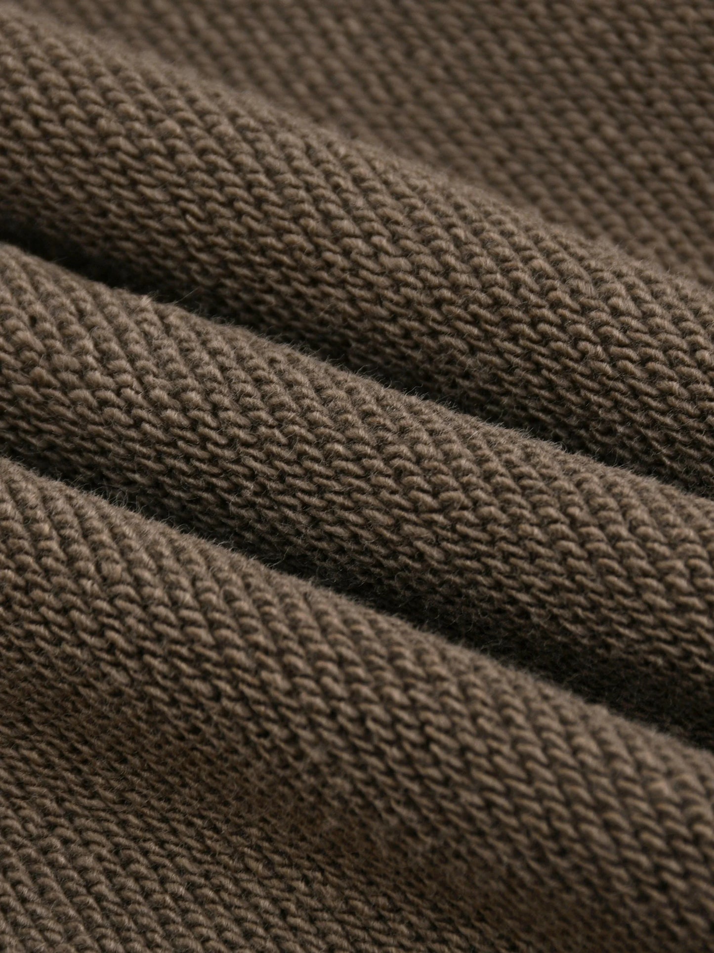 PIT LANE CLOTHING: Snow Washed Tape Raw Edge Hoodie - Brown