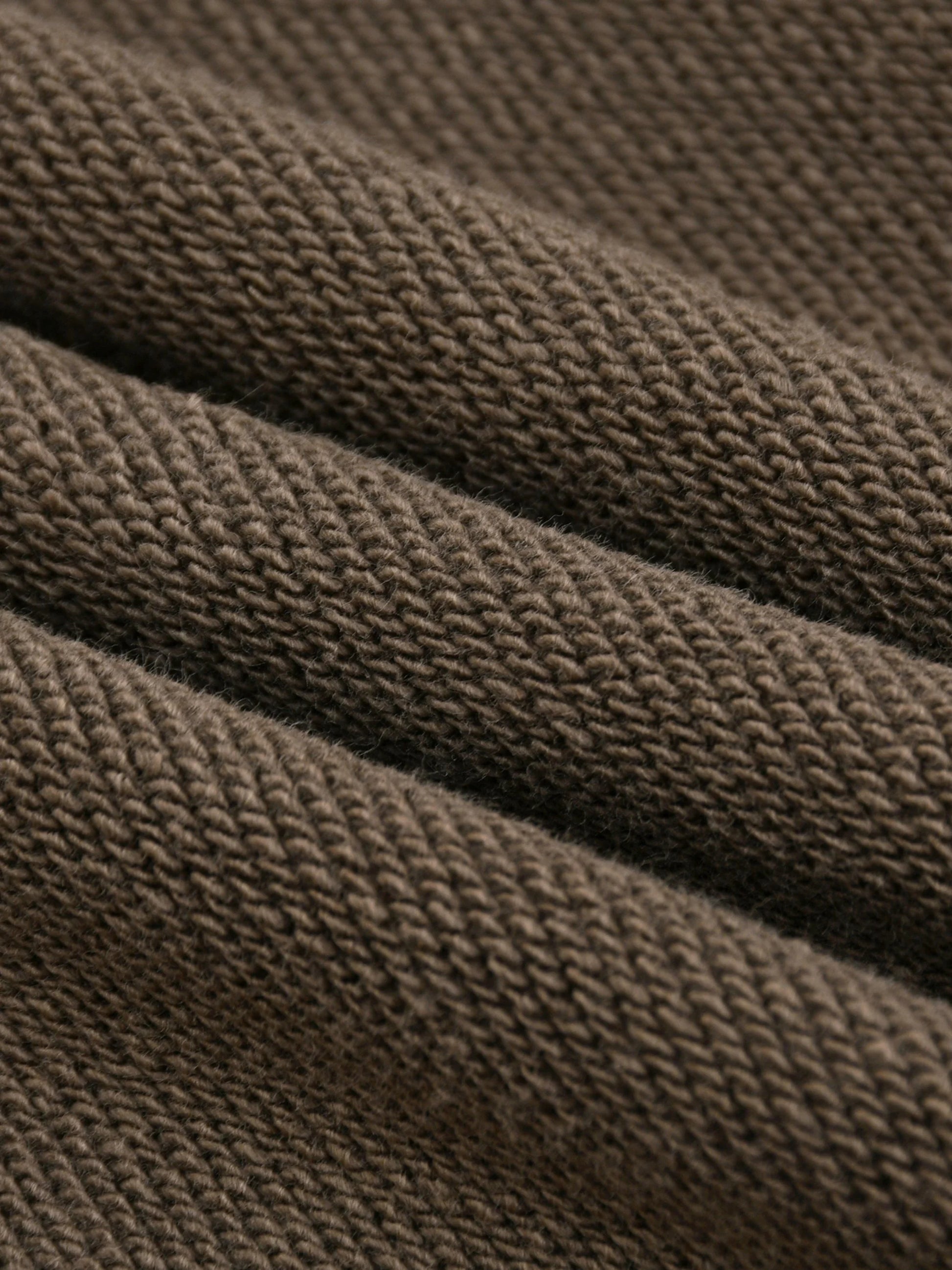 PIT LANE CLOTHING: Snow Washed Tape Raw Edge Hoodie - Brown