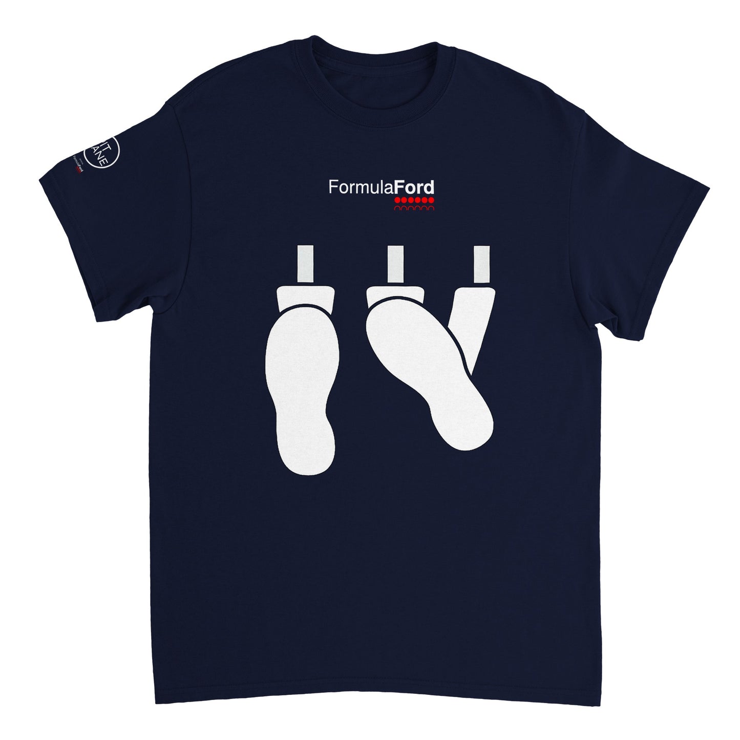 FORMULA FORD Official Heavyweight 100% Cotton Heel + Toe T-shirt - Navy