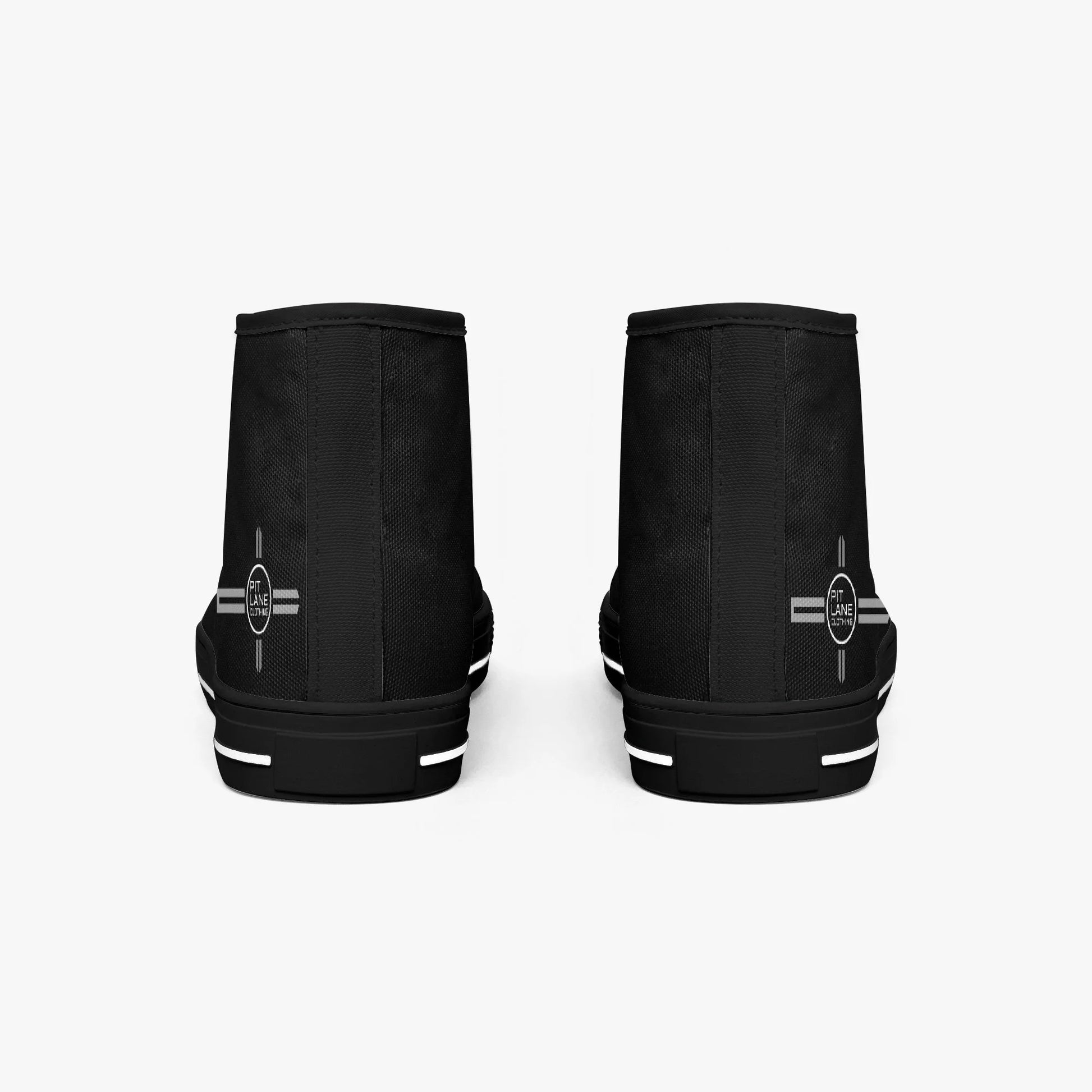 Pit Lane Clothing: 'Street circuit' canvas track shoe - carbon/black