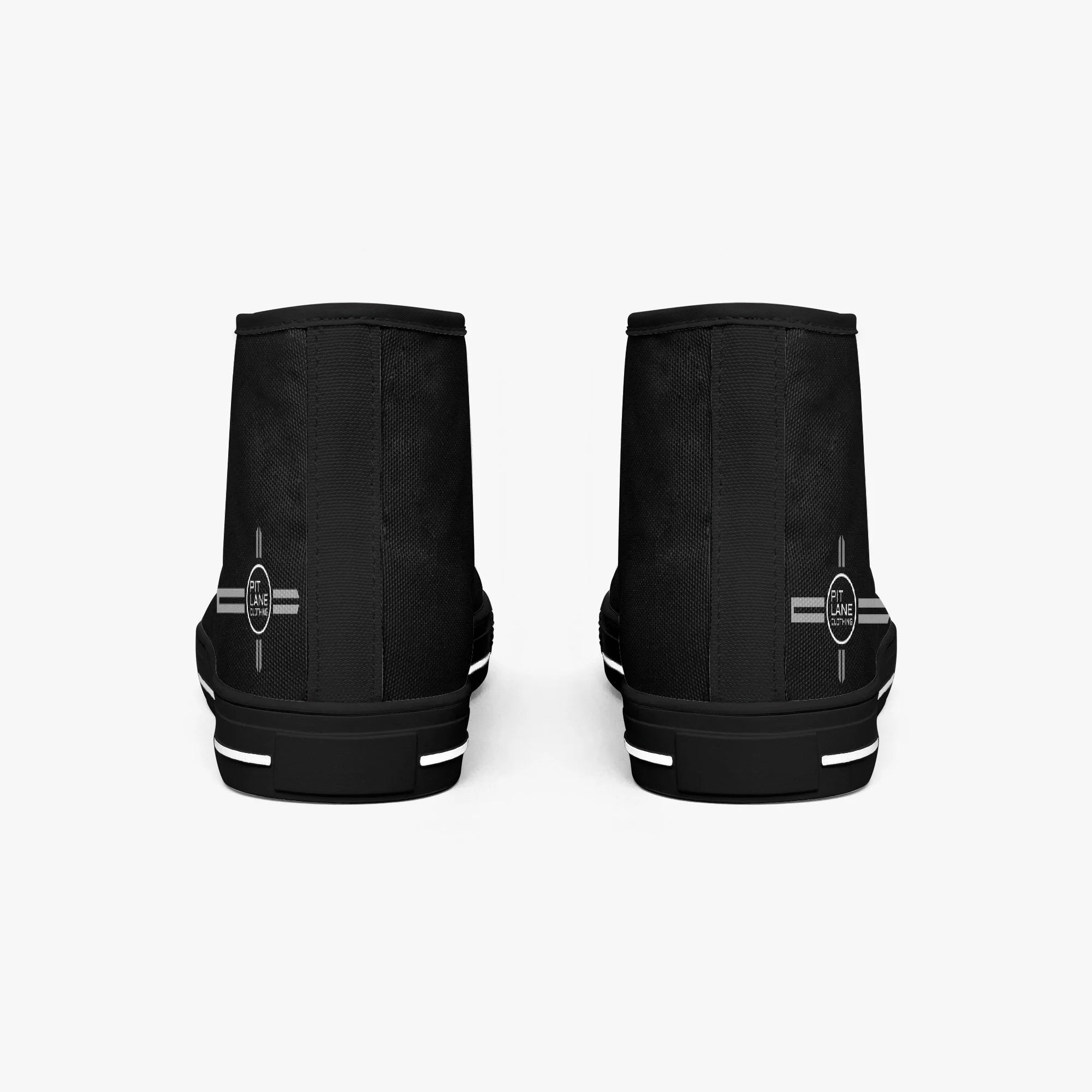Pit Lane Clothing: 'Street circuit' canvas track shoe - carbon/black