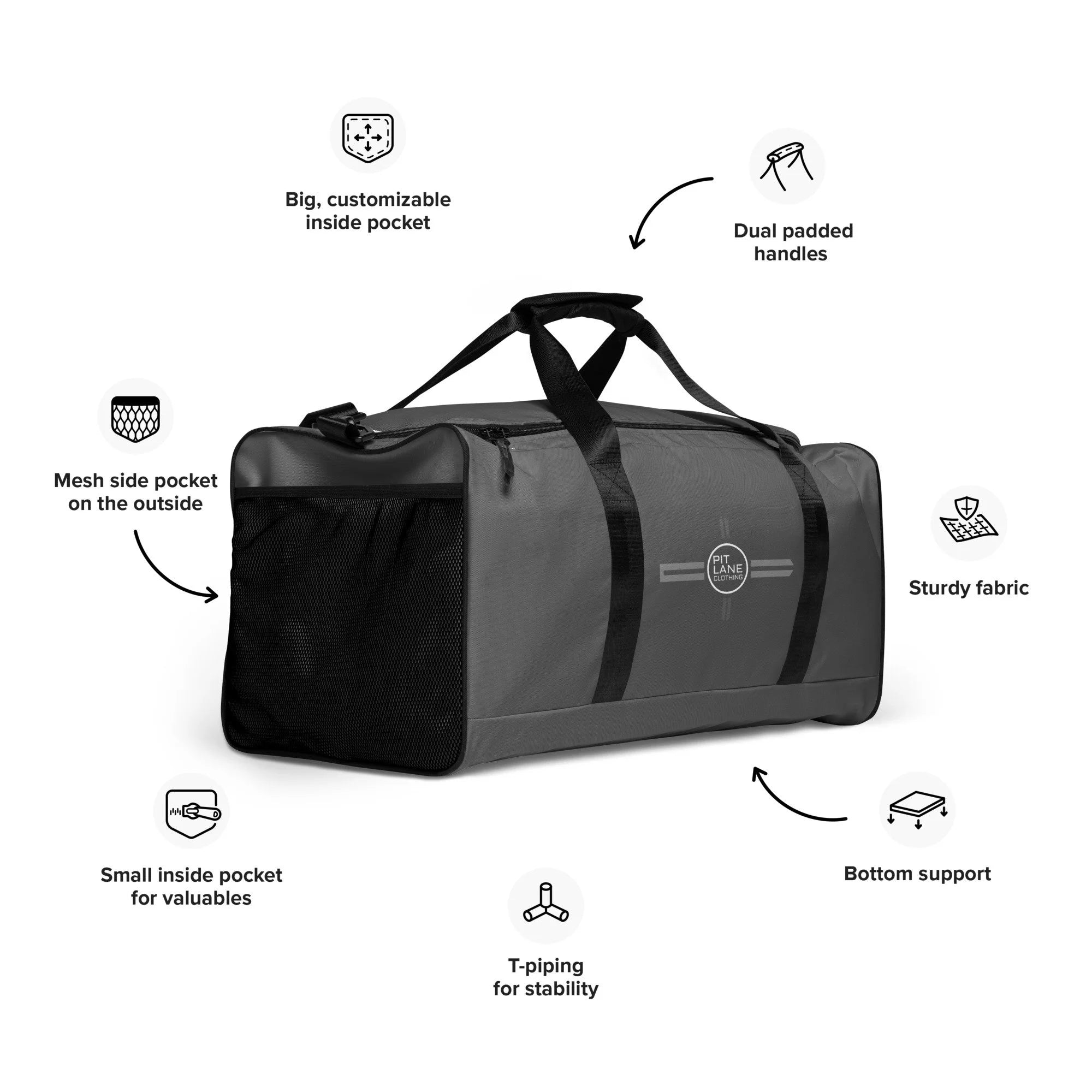 Pit Lane Clothing:  Large 'Duffle / Travel bag
