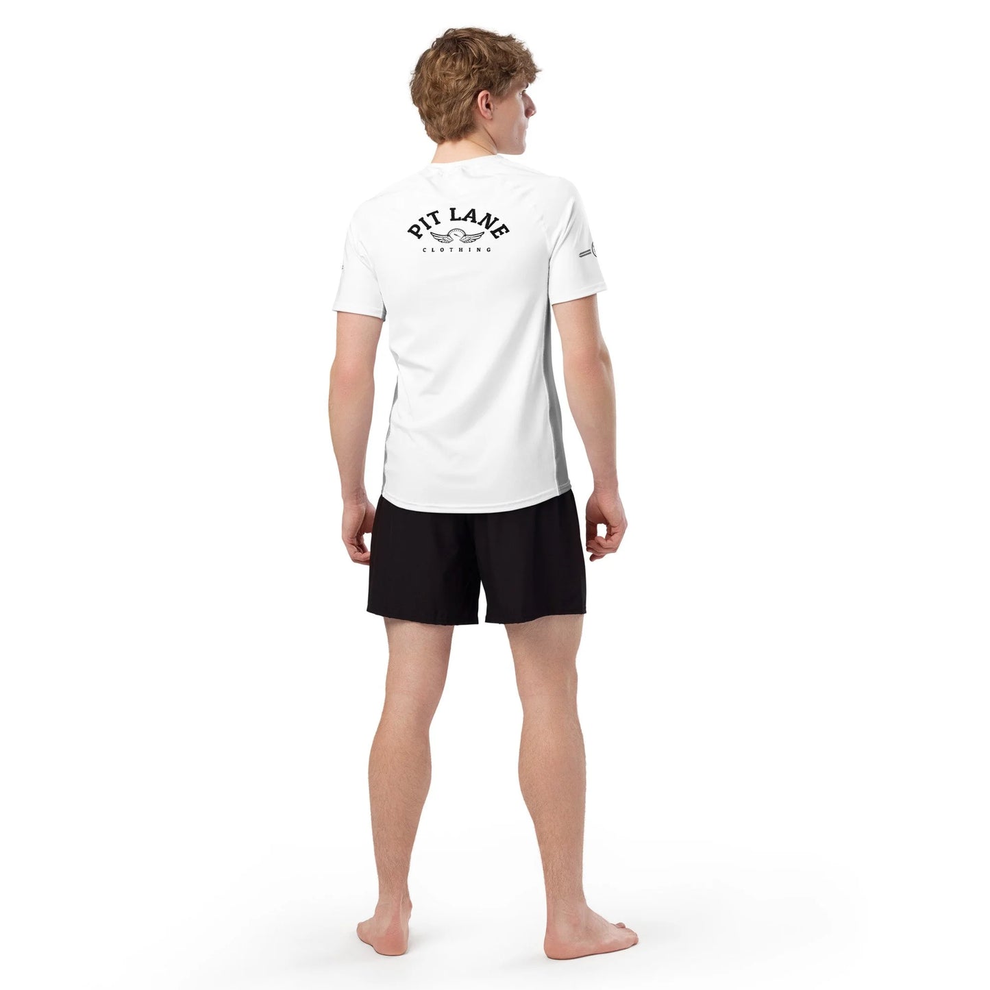 Pit Lane Clothing: UPF 50+ protection Performance Active Tee - White