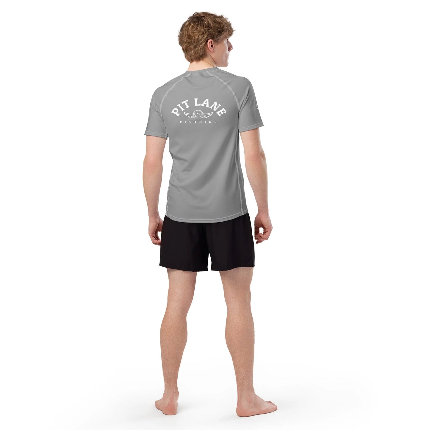 Pit Lane Clothing: UPF 50+ protection Performance Active Tee - Titanium