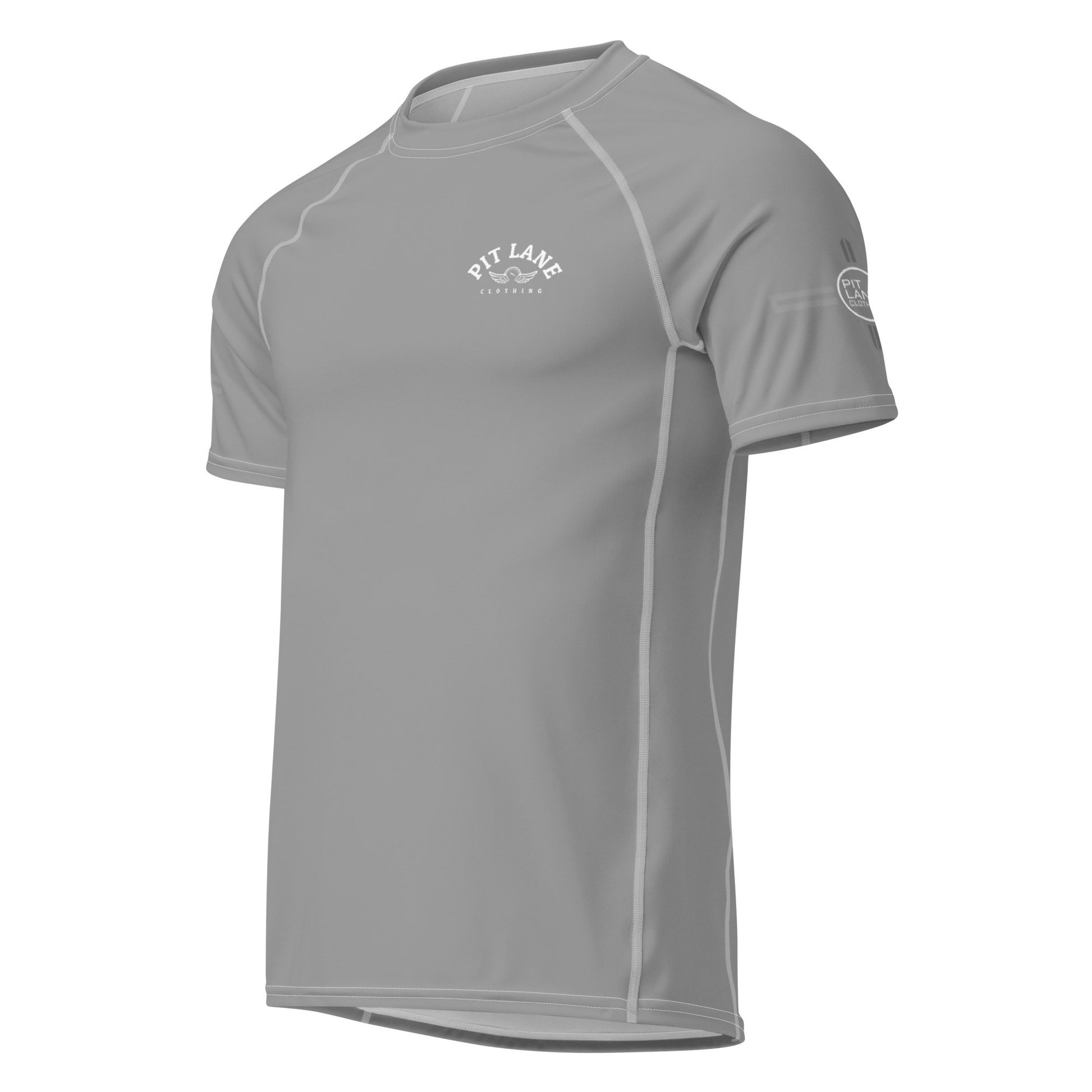 Pit Lane Clothing: UPF 50+ protection Performance Active Tee - Titanium