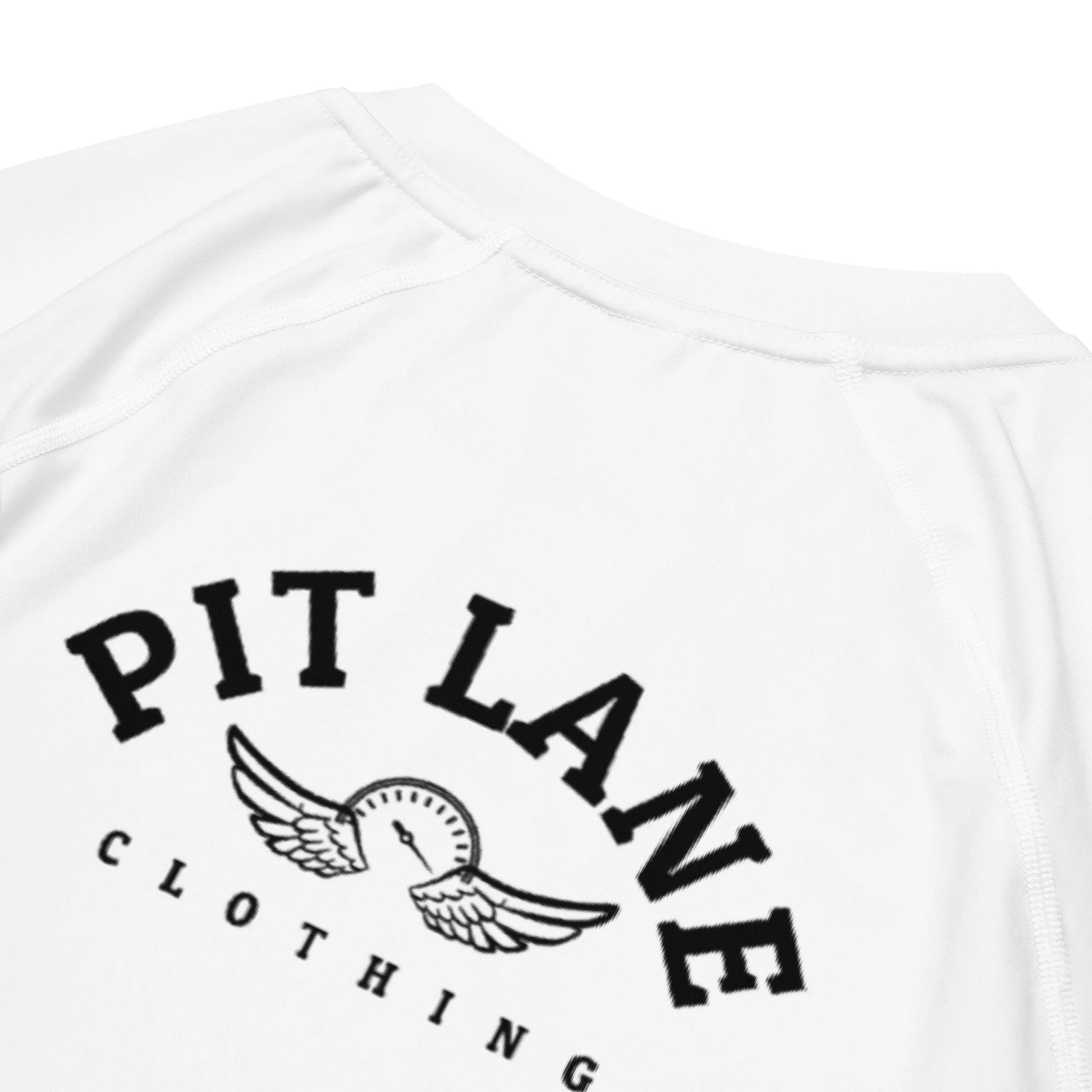 Pit Lane Clothing: UPF 50+ protection Performance Active Tee - White