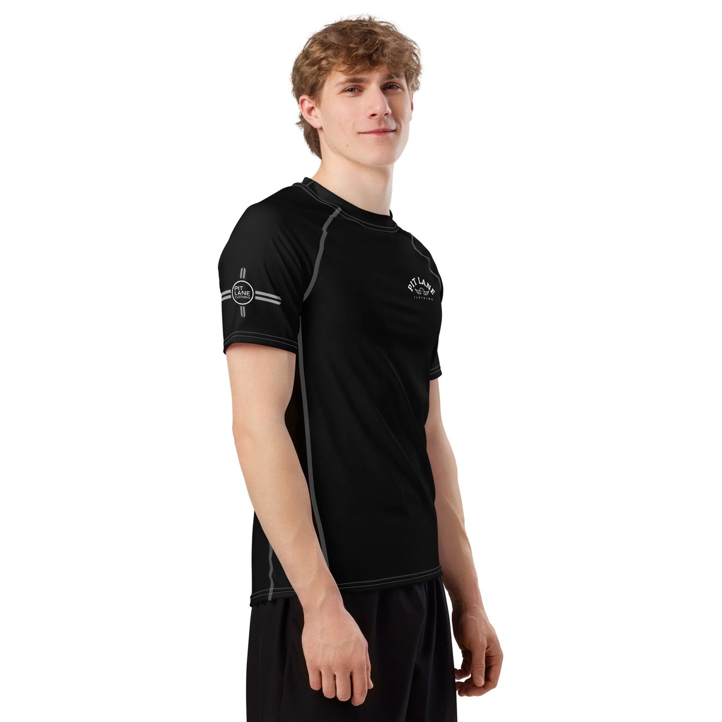 Pit Lane Clothing: UPF 50+ protection Performance Active Tee - carbon