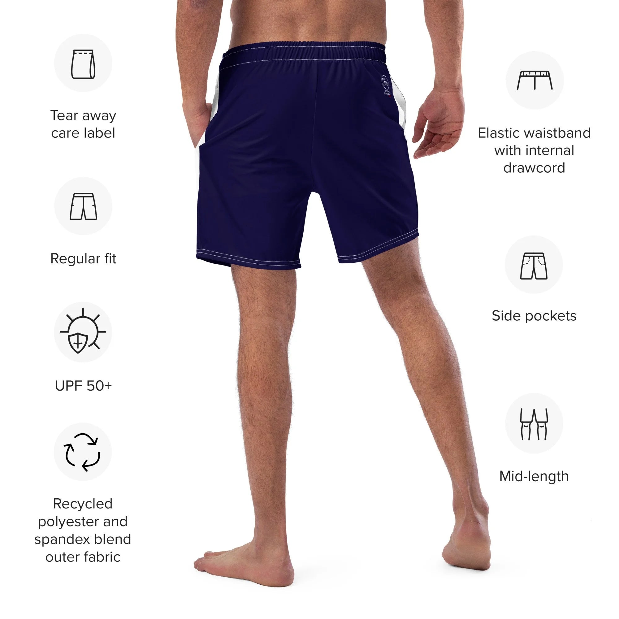 Formula Ford Official Swim Trunks - Navy