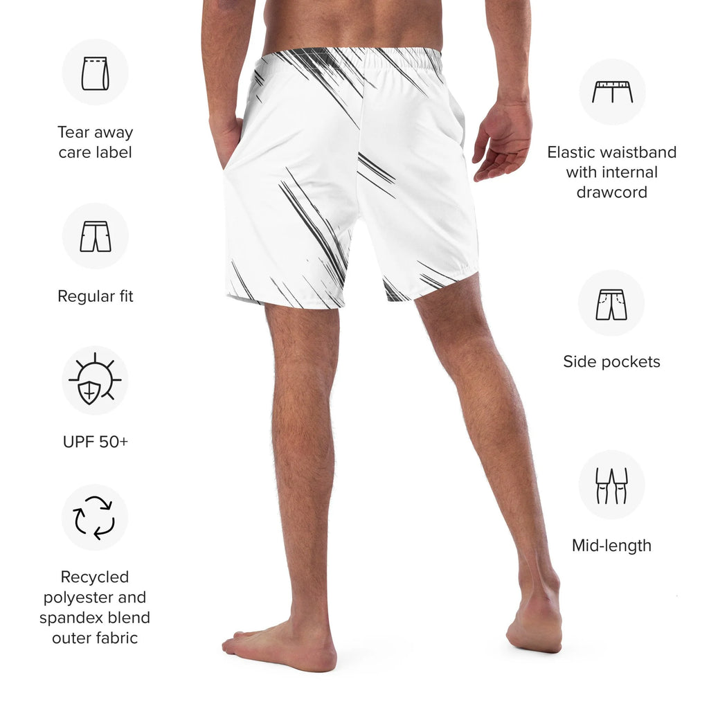 Pit Lane Clothing: European style swim trunks - Tyres
