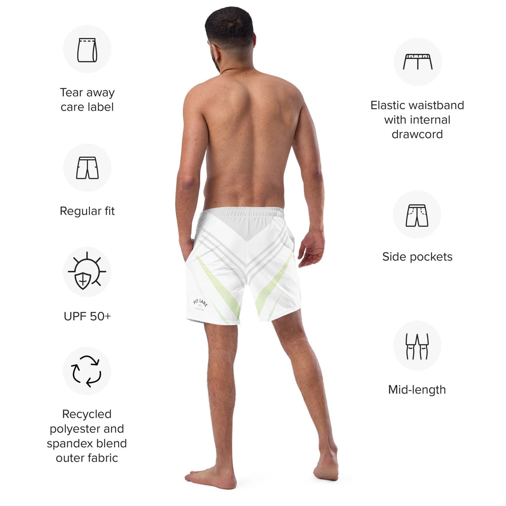 Pit Lane Clothing: European style swim trunks -speed