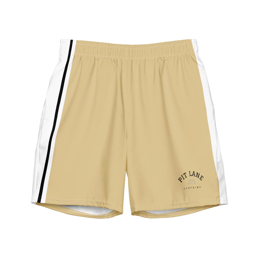 Pit Lane Clothing: European style swim trunks - Sandtrap