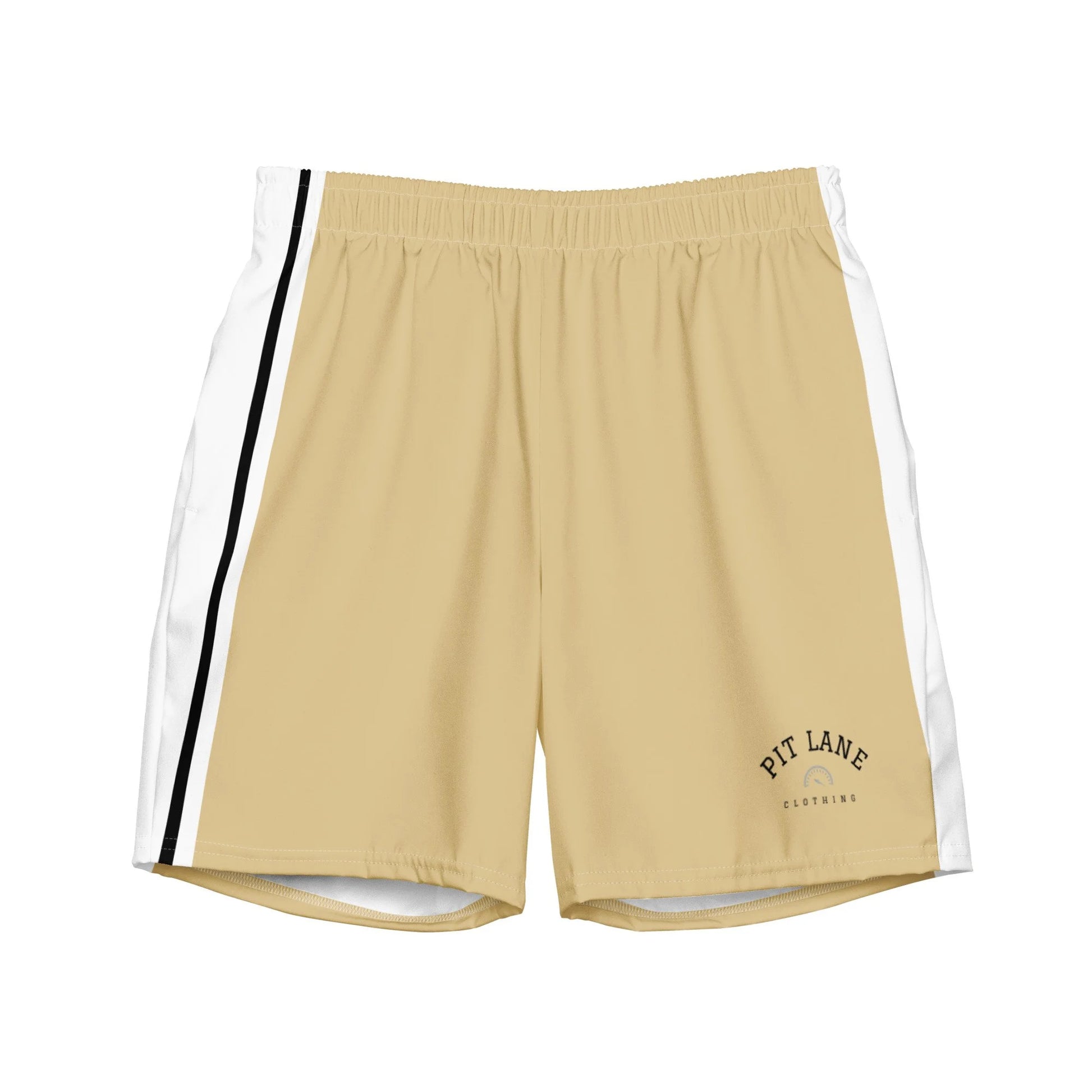 Pit Lane Clothing: European style swim trunks - Sandtrap