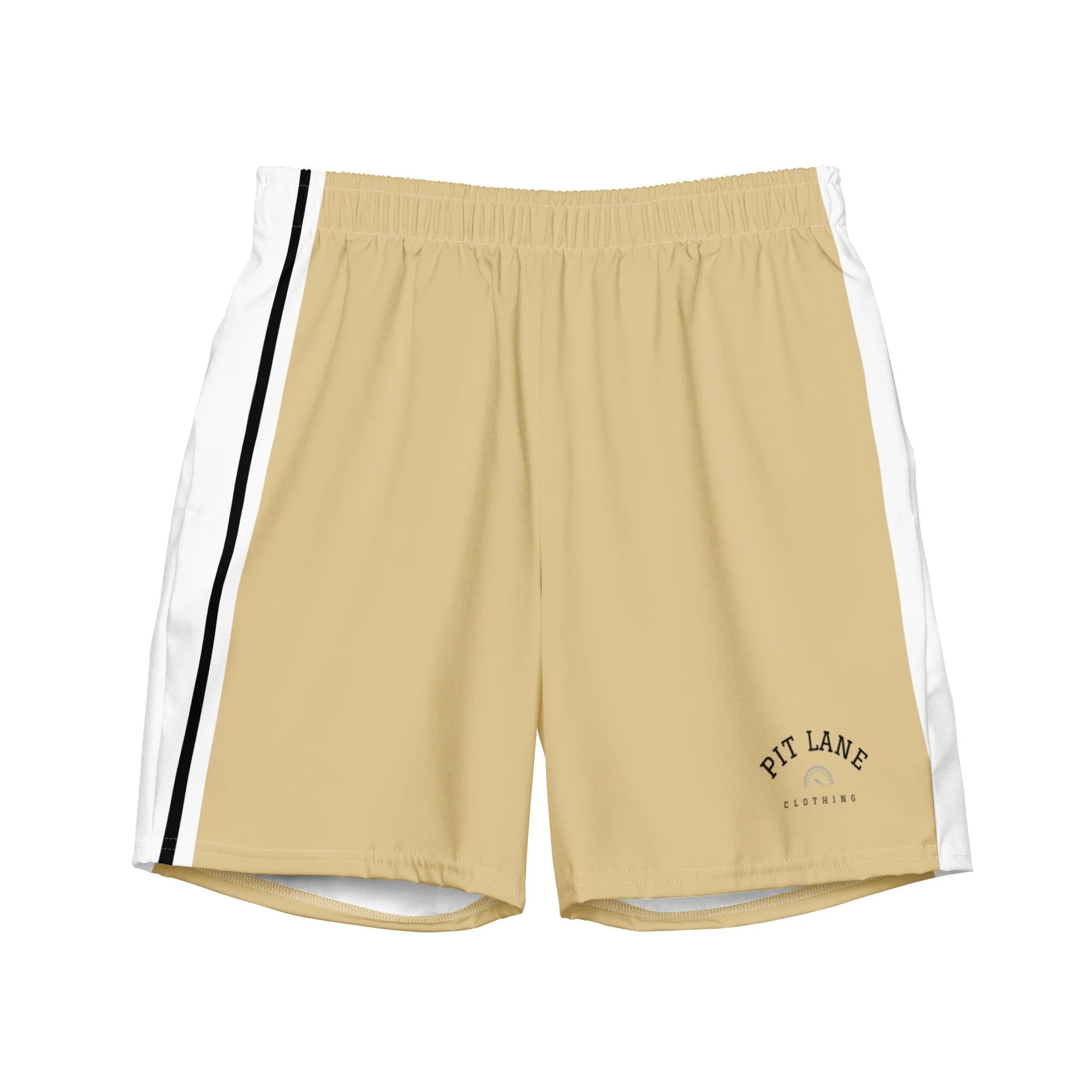 Pit Lane Clothing: European style swim trunks - Sandtrap