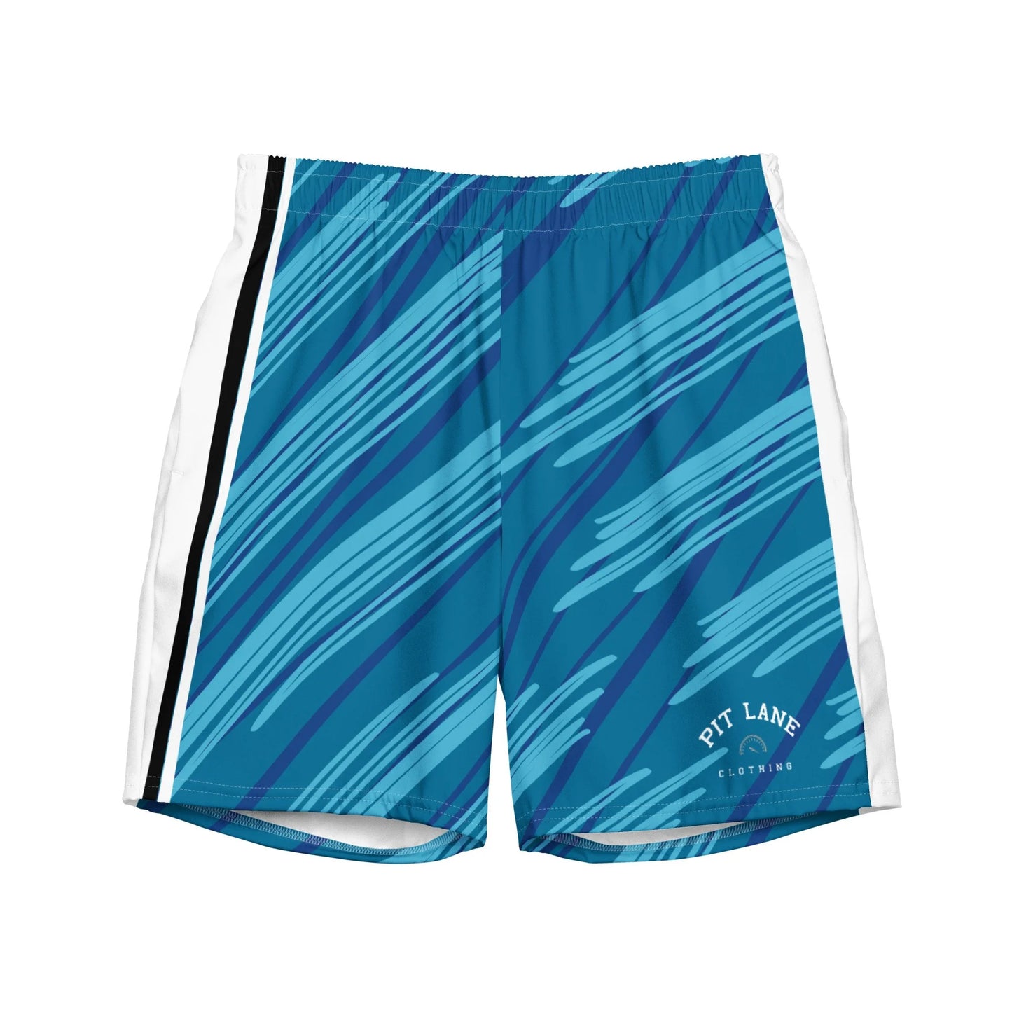 Pit Lane Clothing: European style swim trunks - Marshal Blue