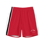 Pit Lane Clothing: European style swim trunks - Red flag