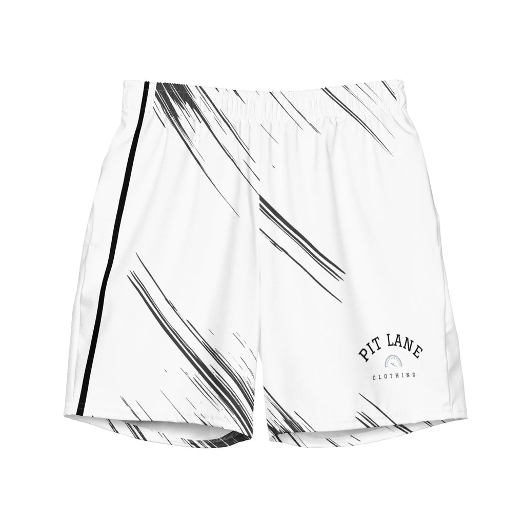 Pit Lane Clothing: European style swim trunks - Tyres