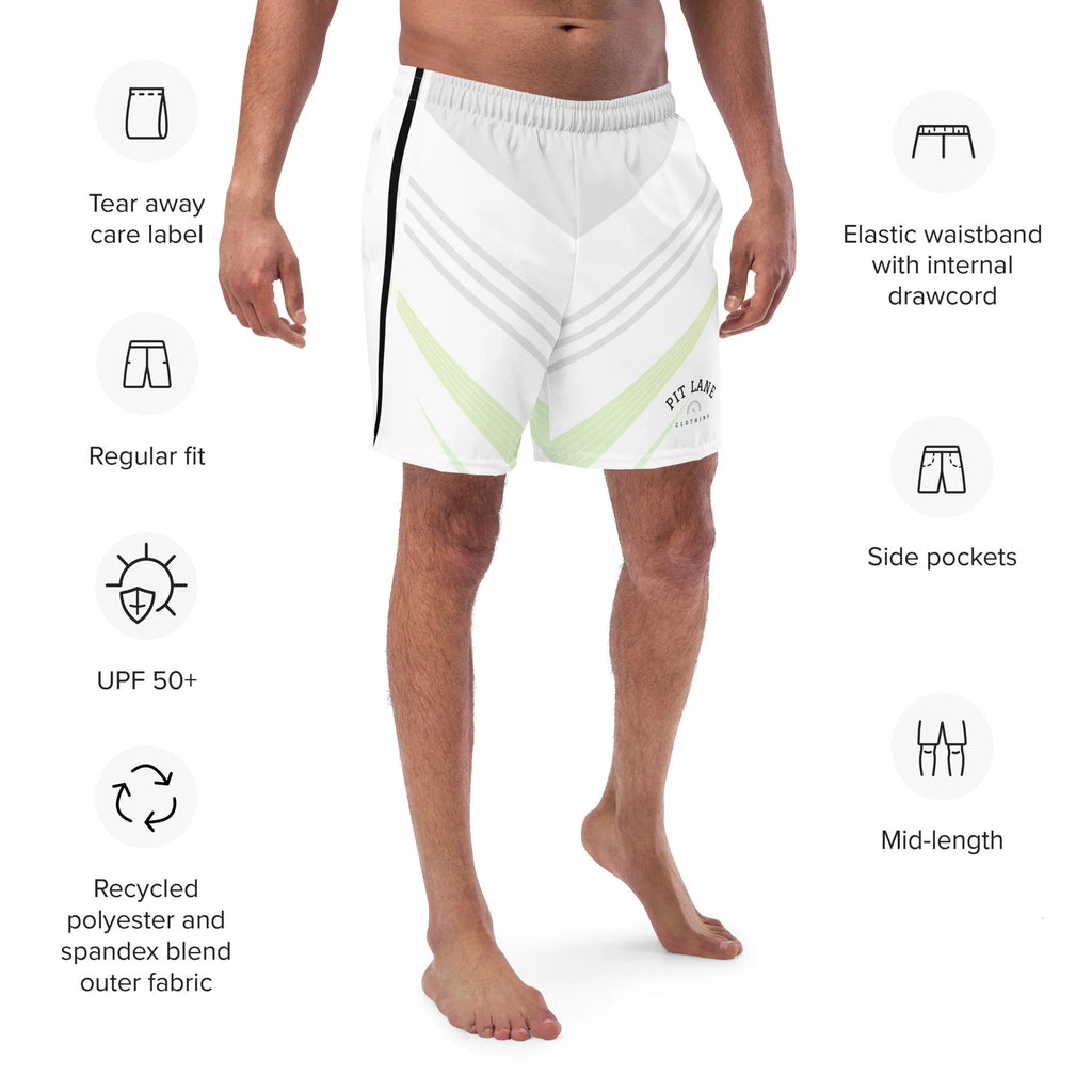 Pit Lane Clothing: European style swim trunks -speed