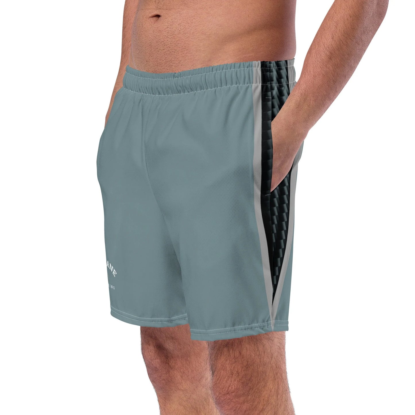 Pit Lane Clothing: European style swim trunks - Carbon fibre / Fuel